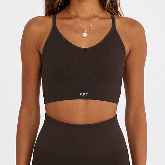 SET Active Other - NWT SETactive SCULPTFLEX® RIBBED V - EXPRESSO